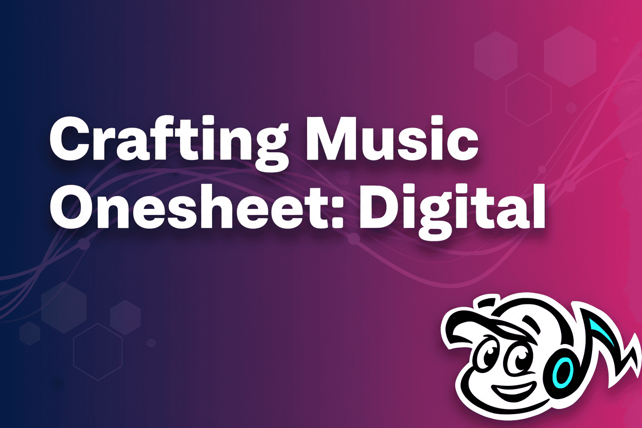 Crafting a Music Onesheet: Your Digital Story for Industry Success - TunePact Blog