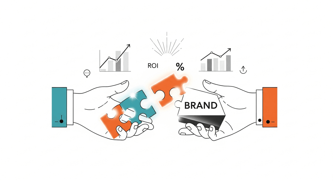Visualizing an artist's value proposition and return on investment (ROI) in a brand collaboration pitch for music sponsorships.