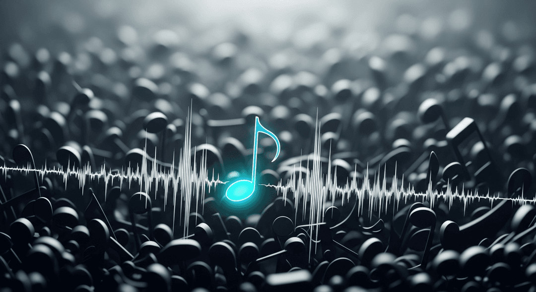 Visual metaphor for independent artist music cutting through the noise, symbolizing effective music marketing and independent artist promotion.