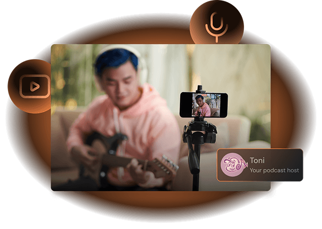 Tunepact Toni Content Studio interview and content creation preview
