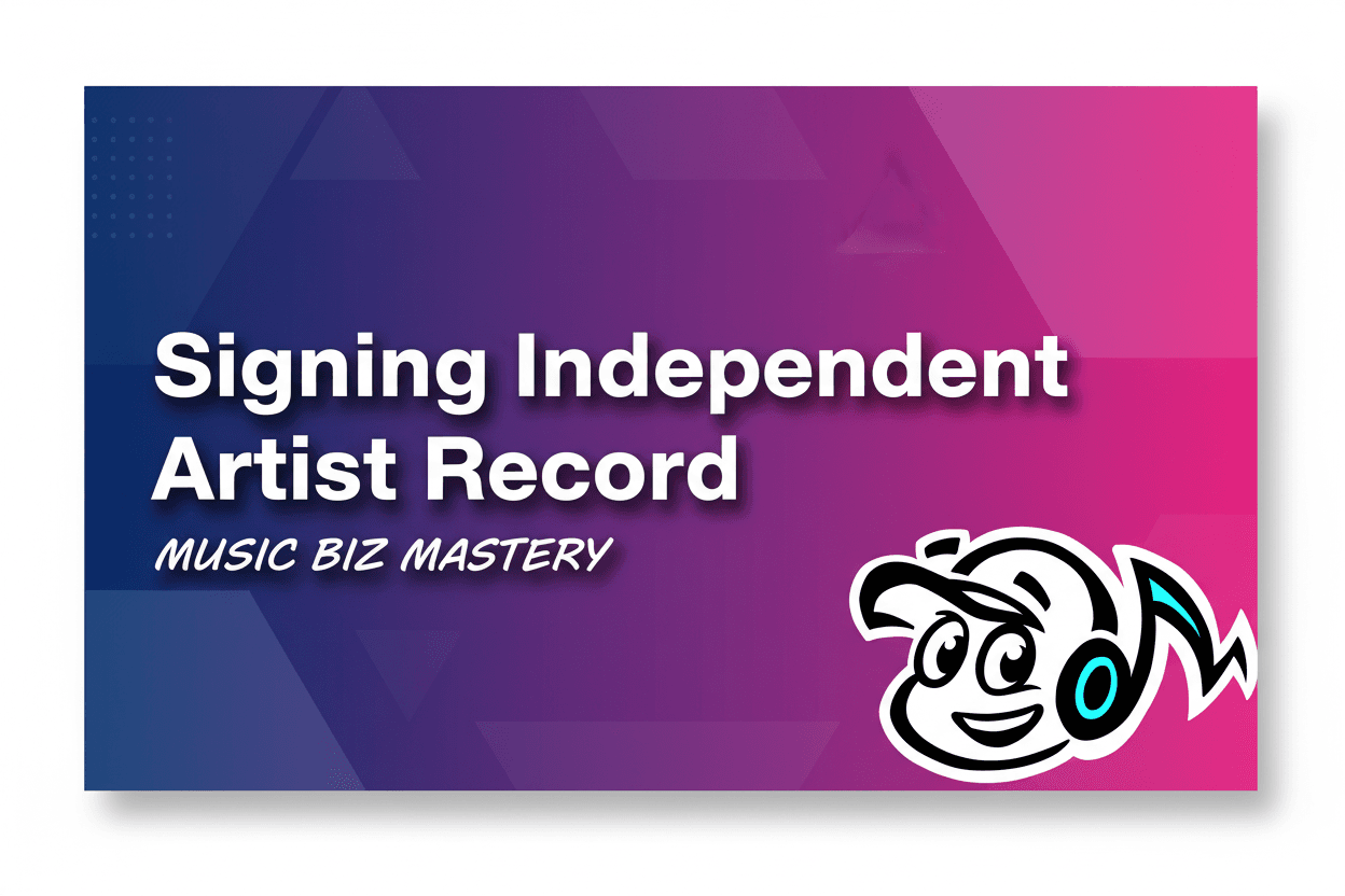 Is Signing an Independent Artist Record Deal Right for Your Career? - Tunepact Blog
