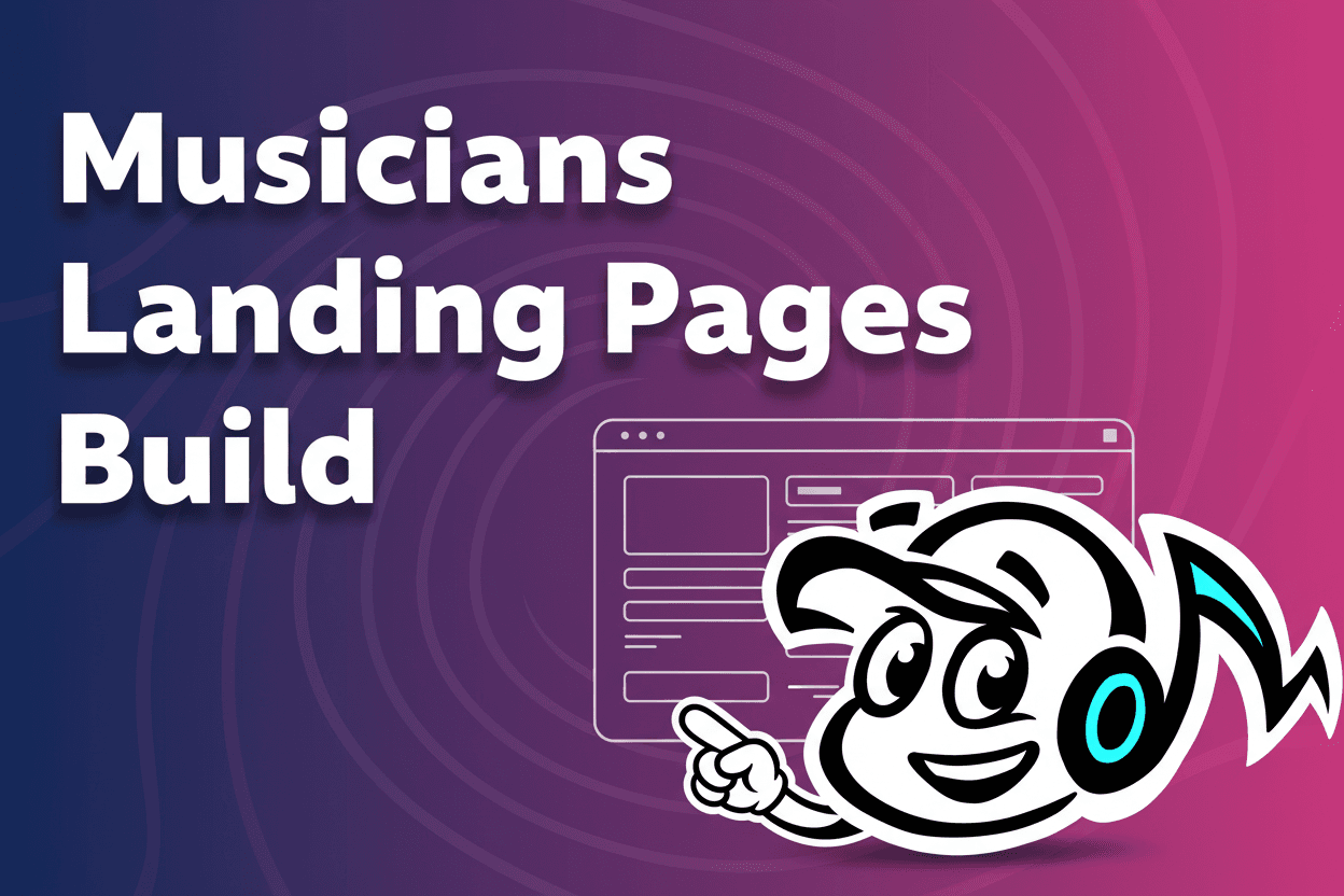 How Musicians Use Landing Pages to Build Their Fan Email List - TunePact Blog