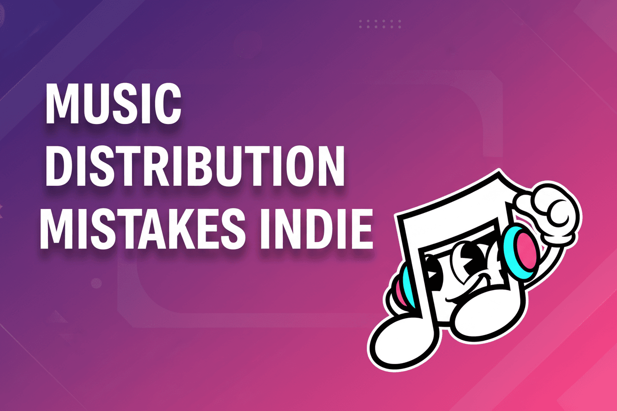 Top 5 music distribution mistakes indie artist make - Tunepact Blog