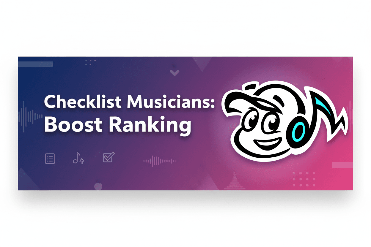 SEO Checklist for Musicians: Boost Your Music Ranking - Tunepact Blog